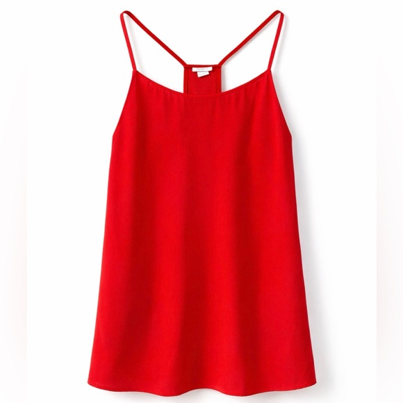 J. Crew Tops - J. Crew Red Spaghetti-Strap Camisole size 0